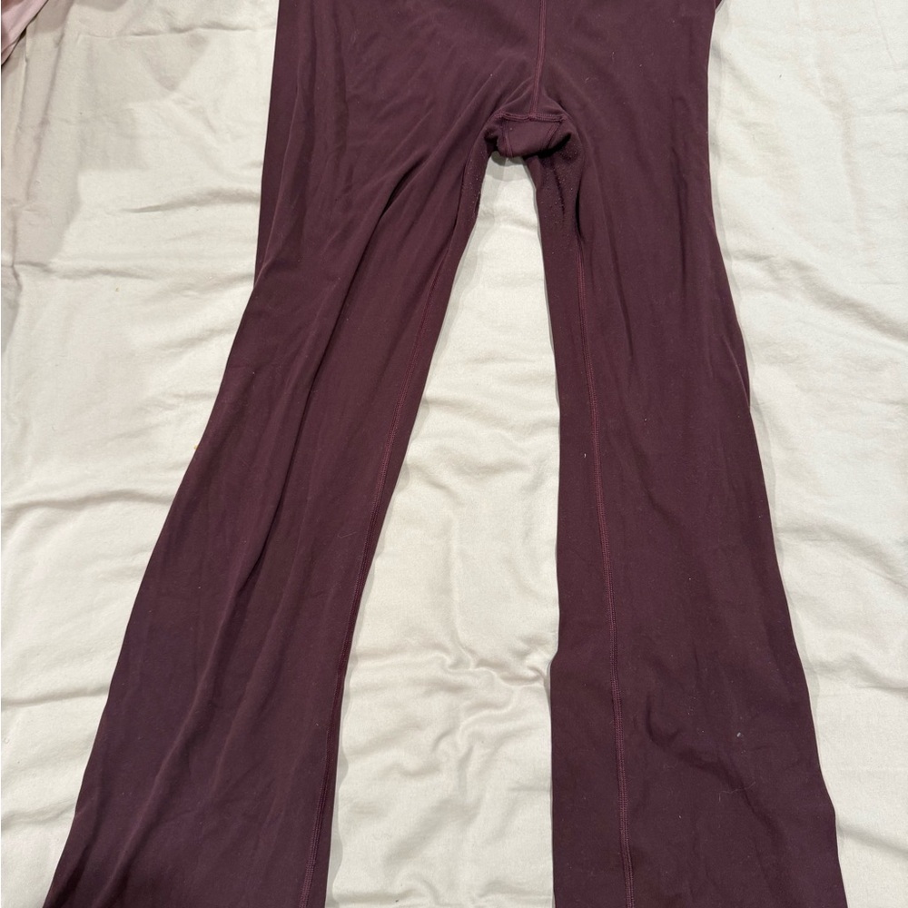 Athleta Elation Deep Maroon Leggings sz XL - Picture 4 of 8